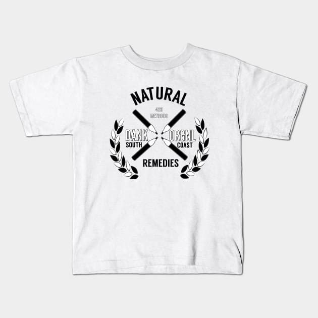 Natural Remedies Kids T-Shirt by MROKdesign